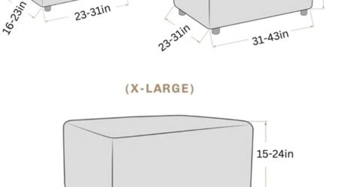 What Size Are Ottomans