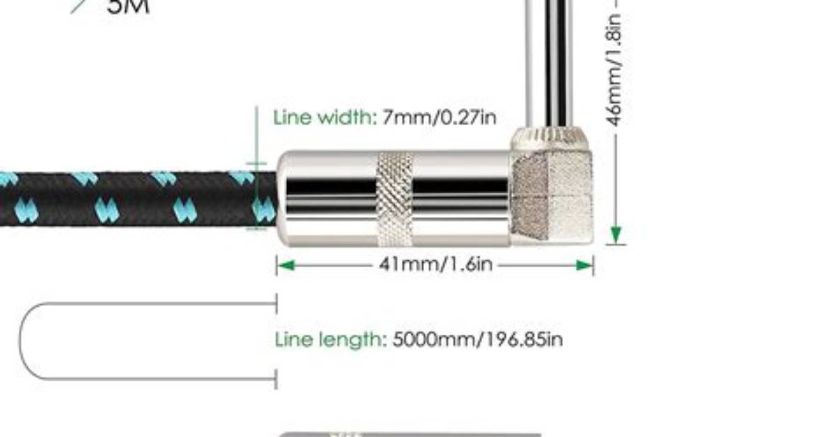 What Size Is Guitar Cable