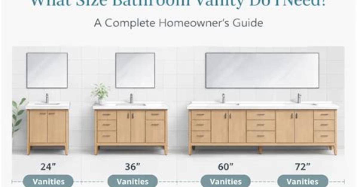 What Size Vanity Do You Need for 2 Sinks