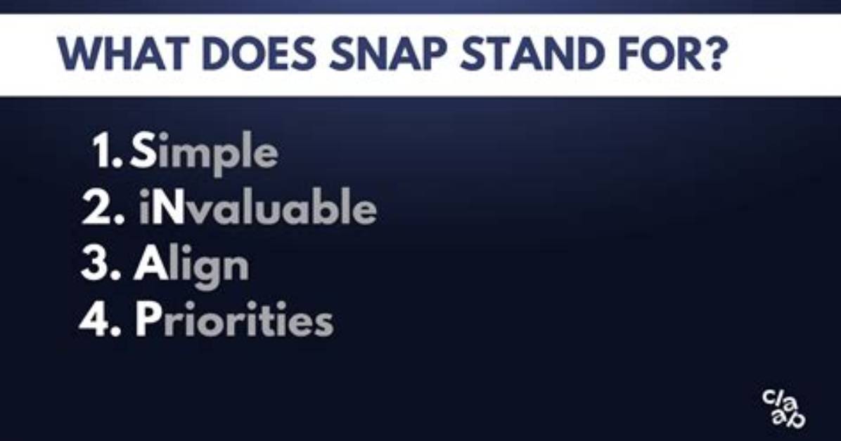 What Snap Stands for?
