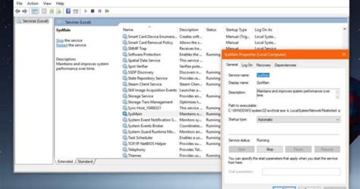 What Sysmain Windows 10?