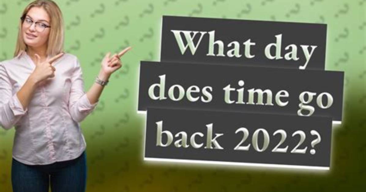 What Time Does Time Go Back