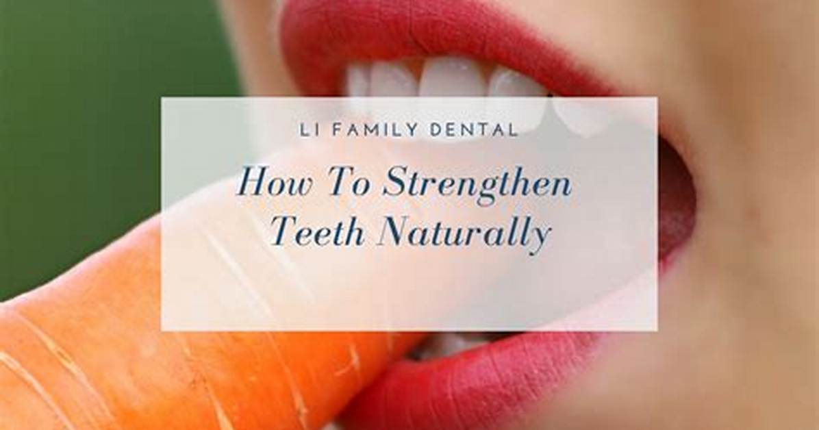 What to Drink to Strengthen Teeth?