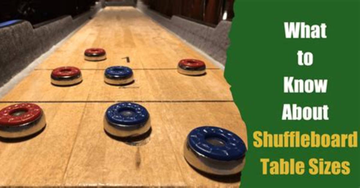 What to Know About Shuffleboard Table Sizes