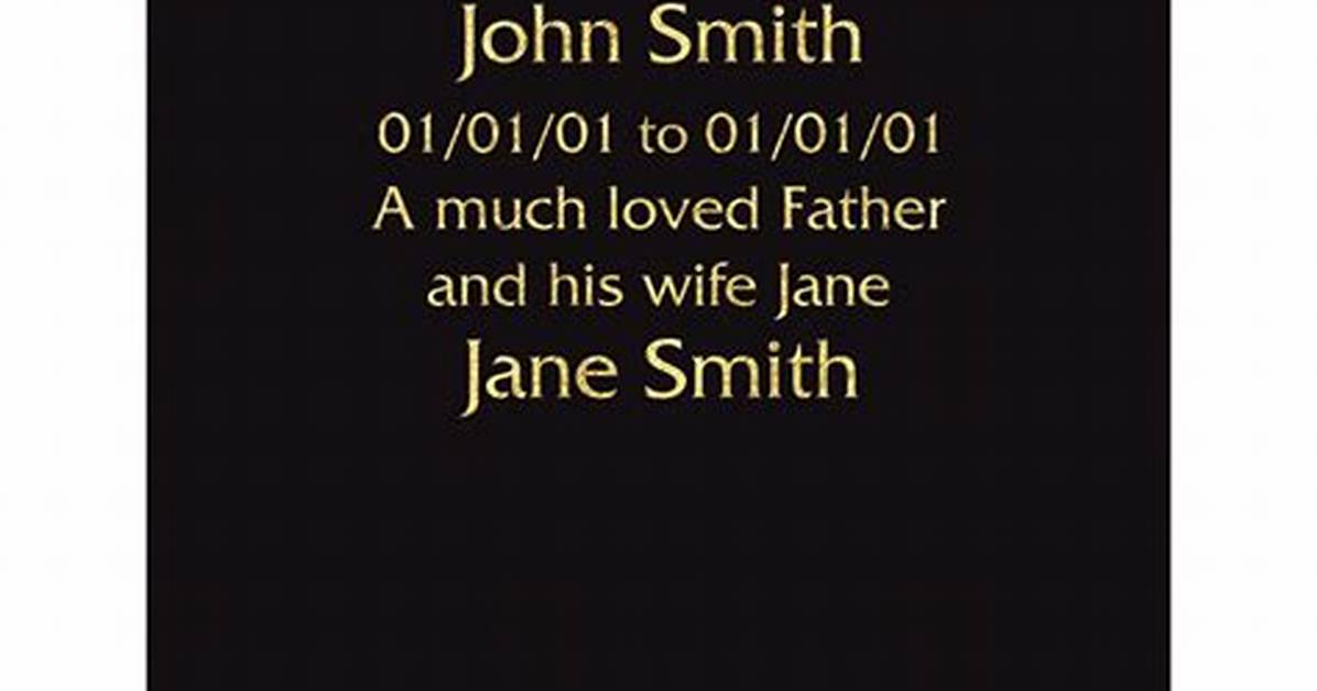 What to Write on a Gravestone?