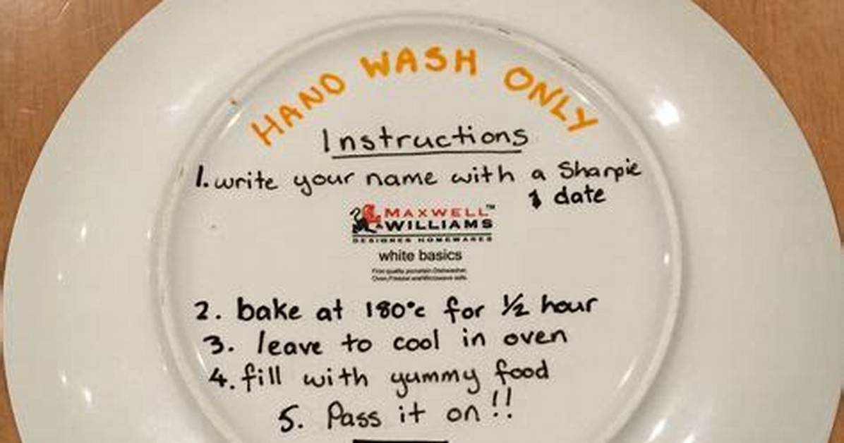 What to Write on a Plate to Break