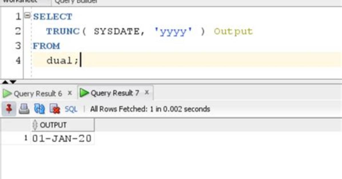What Trunc in Oracle?