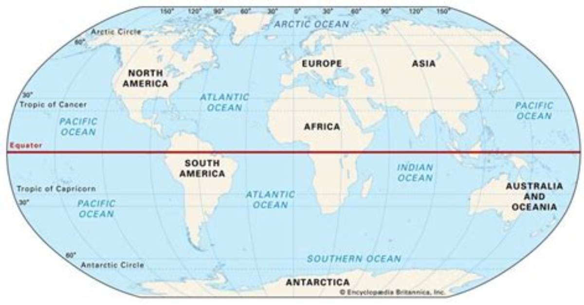 What Two Continents Does the Equator Cross