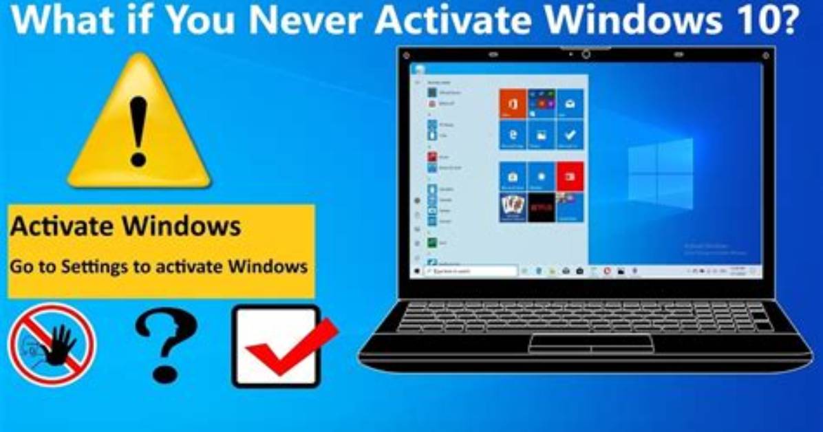 What Will Happen If I Never Activate Windows 10?