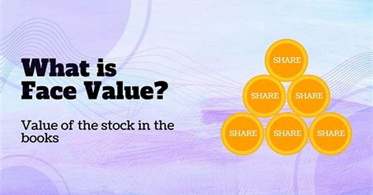 What Will Happens When Face Value Is Reduced?
