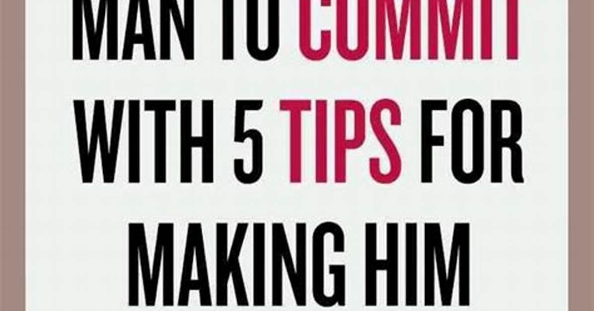 What Will Make a Man Commit?