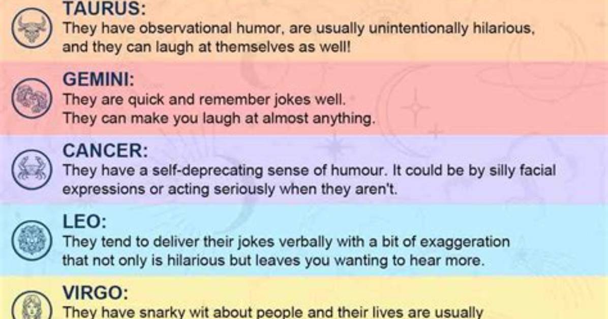 What Zodiac Signs Have the Best Sense of Humor? These Are the 3 Funniest Astrological Signs