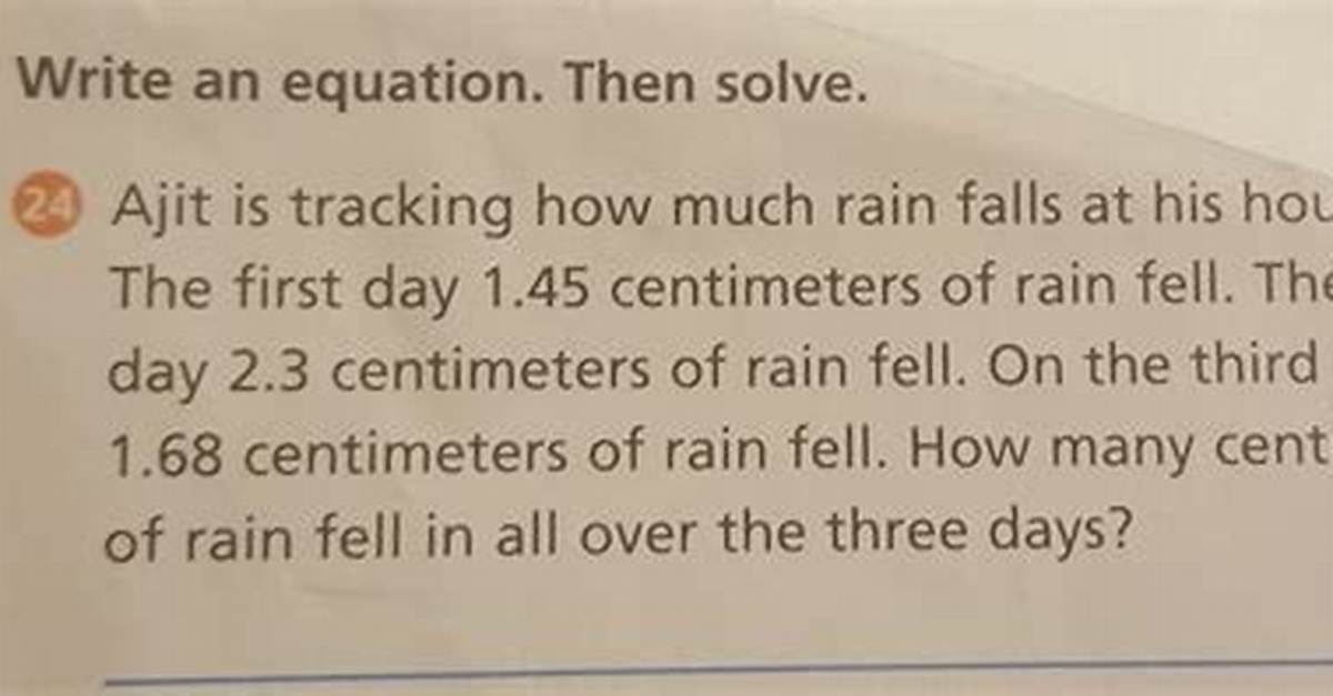 When 2.5 Centimeters of Rain Freezes