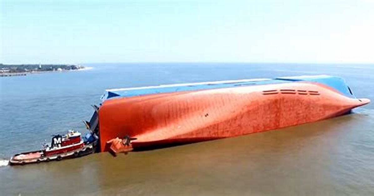 When a Cargo Ship Capsized?