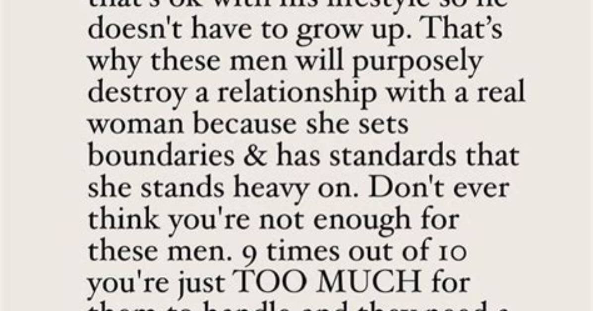 When a Man Doesn't Care If You Cry?