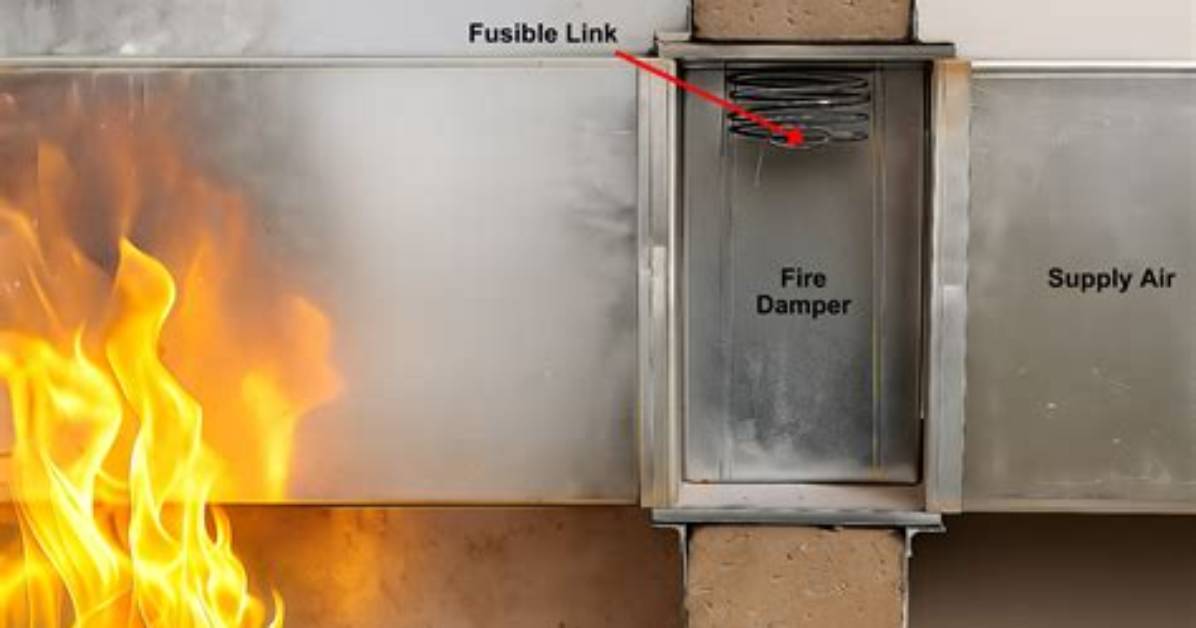 When Are Fire Dampers Required in Ductwork?