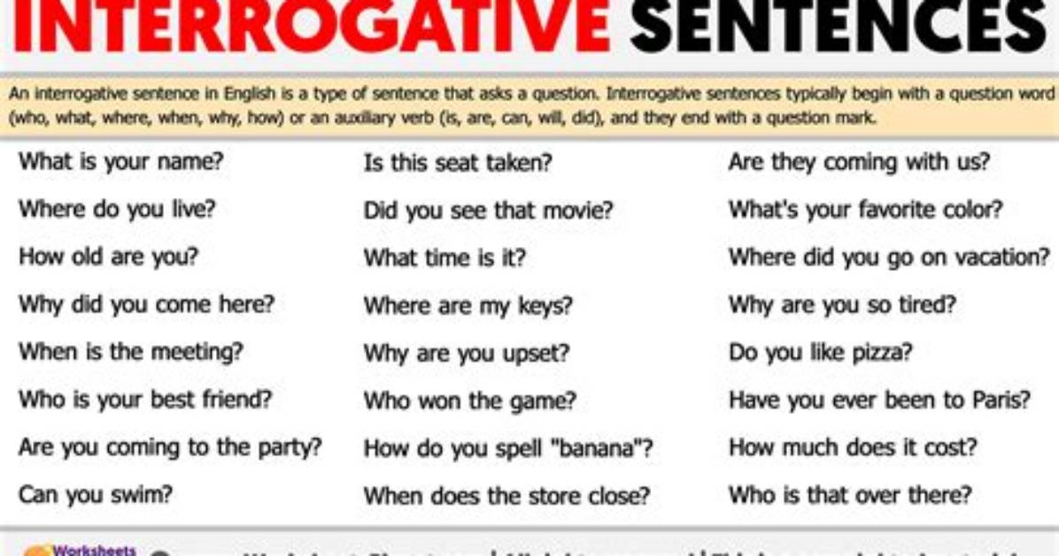 When Are Interrogative Used?
