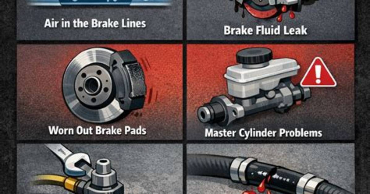When Brake Pedal Feels Soft?