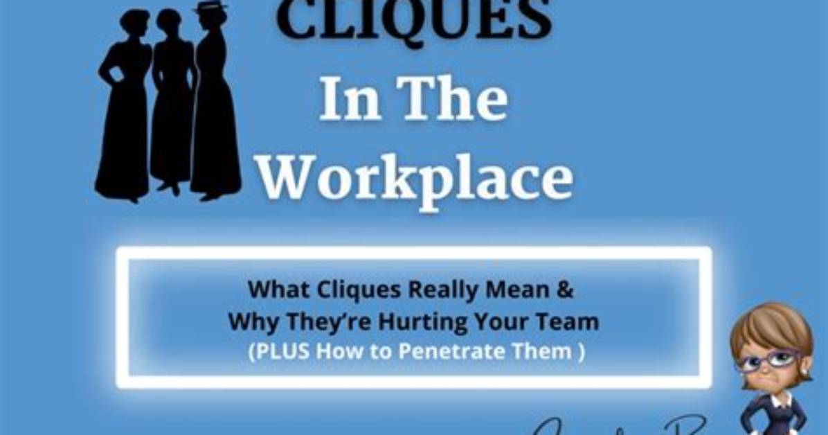 When Cliques Form at Work?