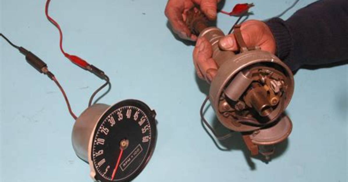 When Connected to the Engine the Tachometer Measures?