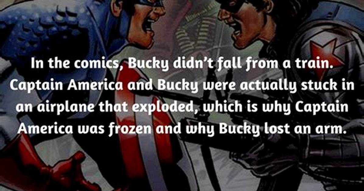 When Did Bucky Fall off the Train
