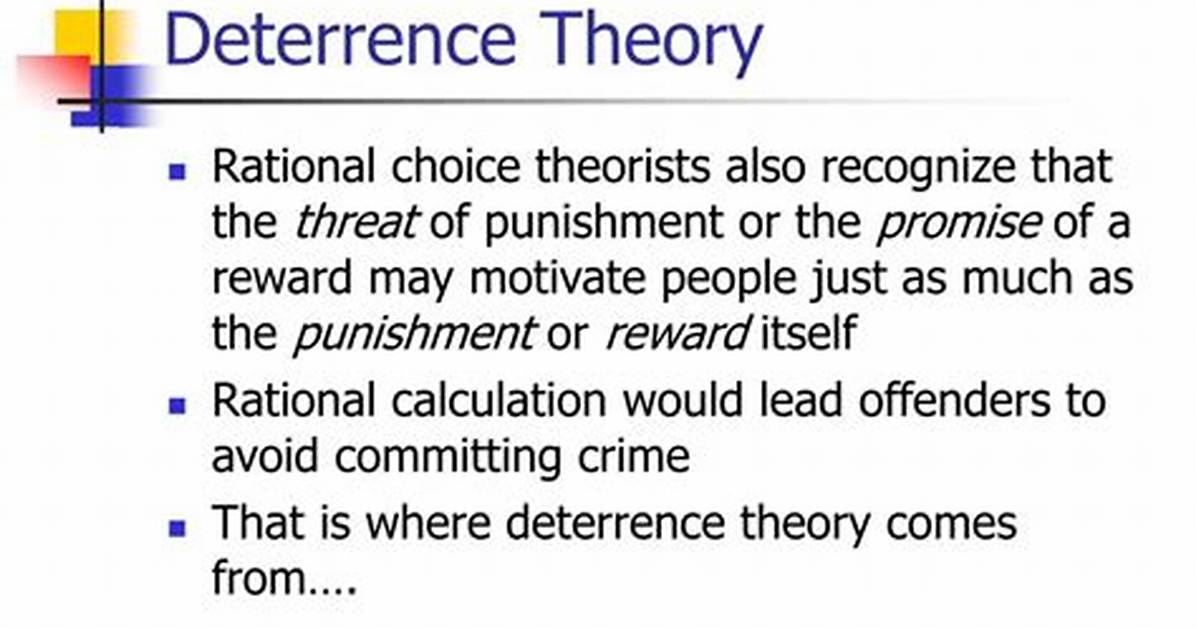 When Did Deterrence Theory Began?