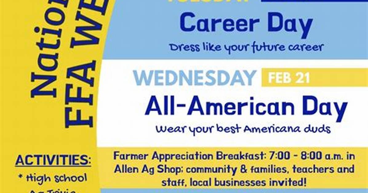 When Did Ffa Week Start