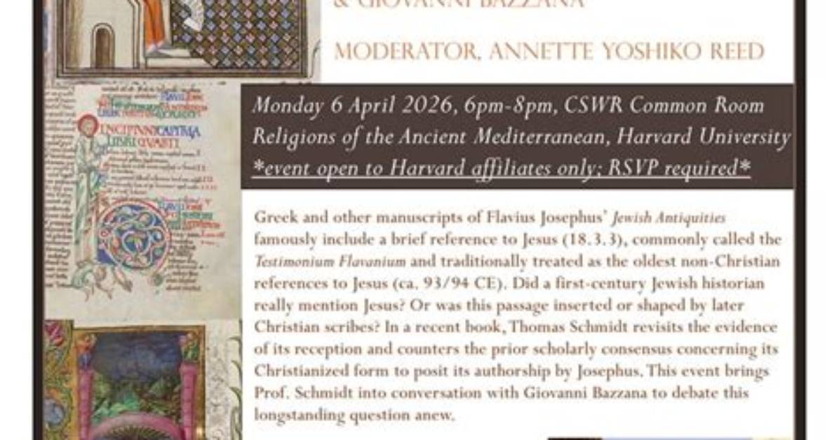 When Did Josephus Write Antiquities?