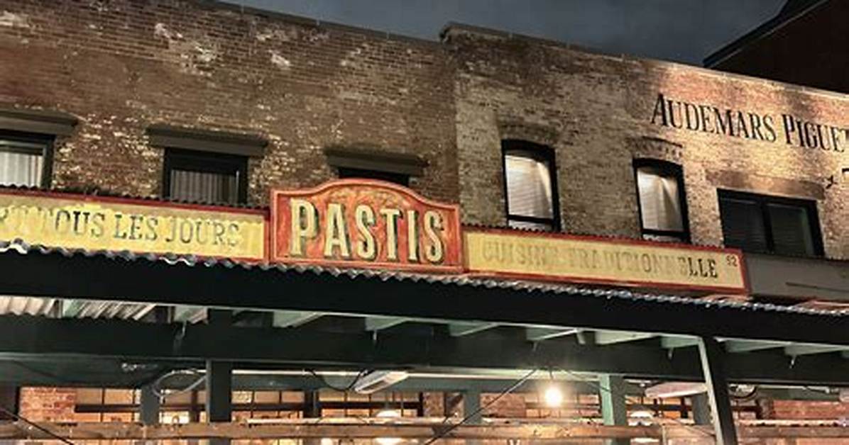 When Did Pastis Nyc Open?