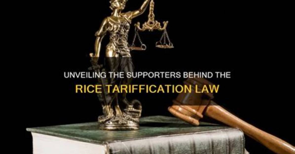 When Did Rice Tariffication Law Start?