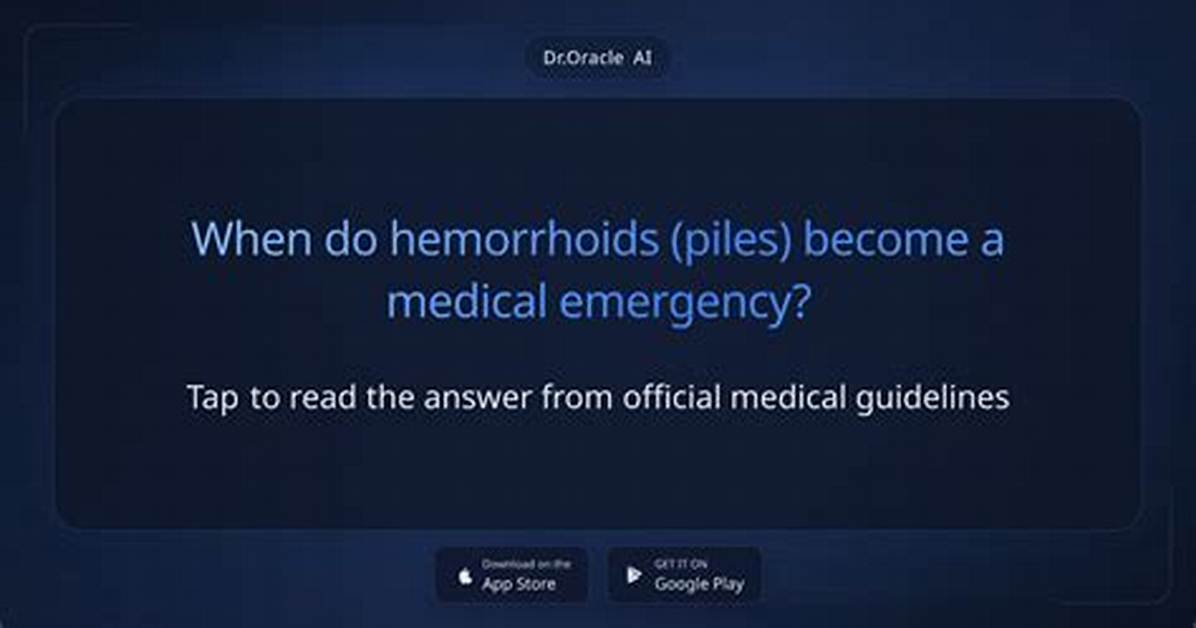 When Do Hemorrhoids Become an Emergency?