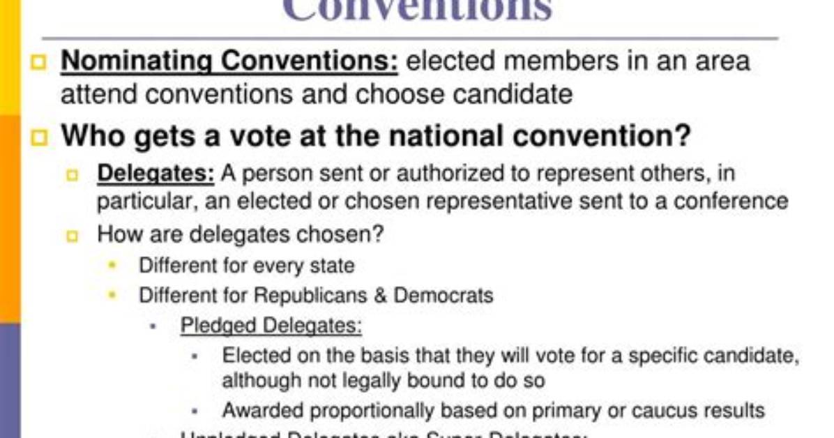 When Do Nominating Conventions Happen?