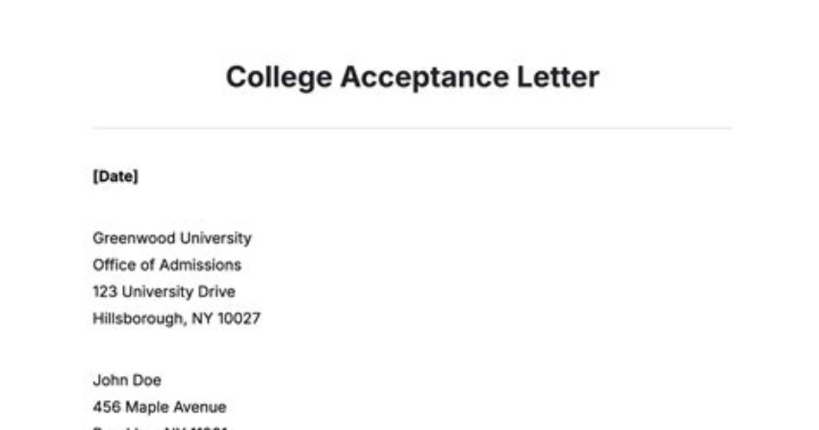 When Does Appalachian State Send Acceptance Letters?