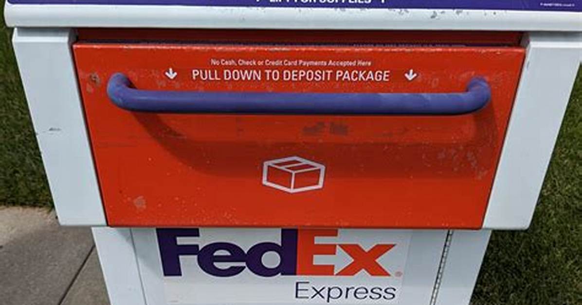 When Does Fedex Pick up from Drop Box