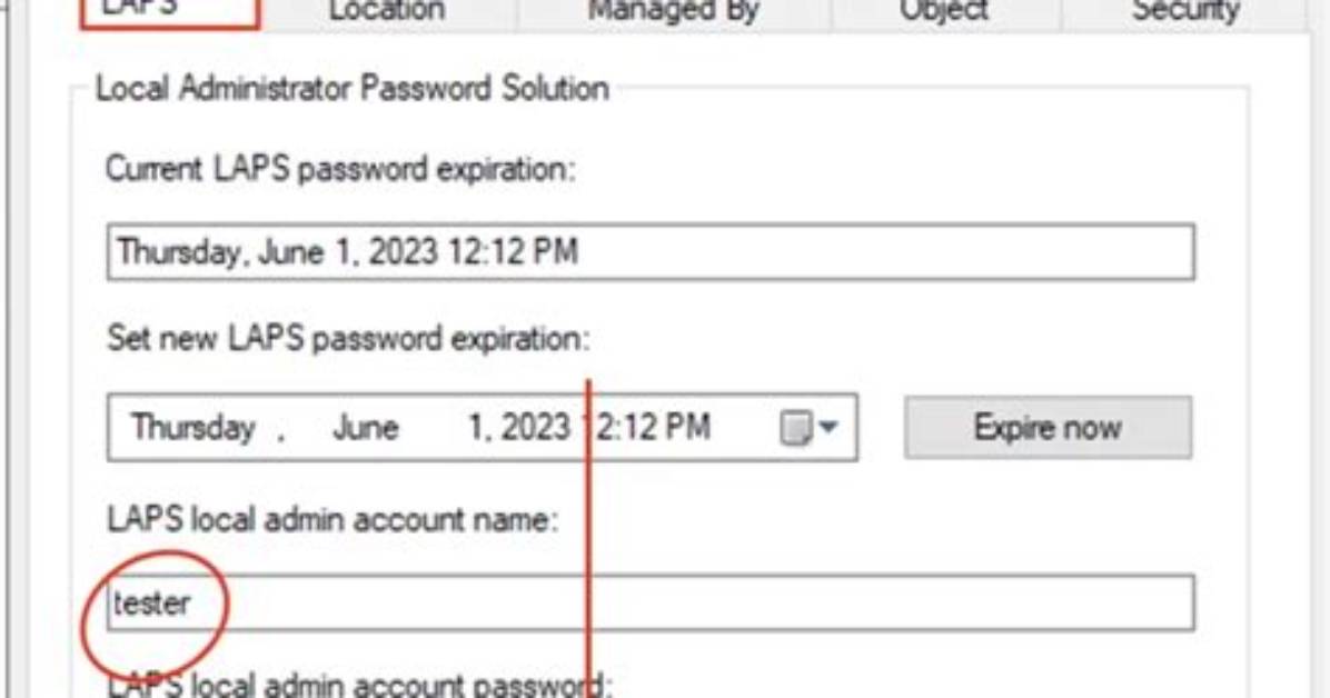 When Does Laps Change Password?