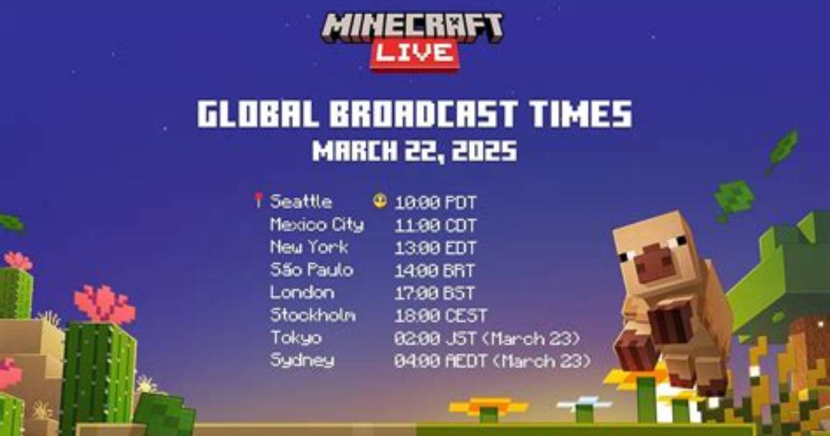 When Does Minecraft Live 2021 Start
