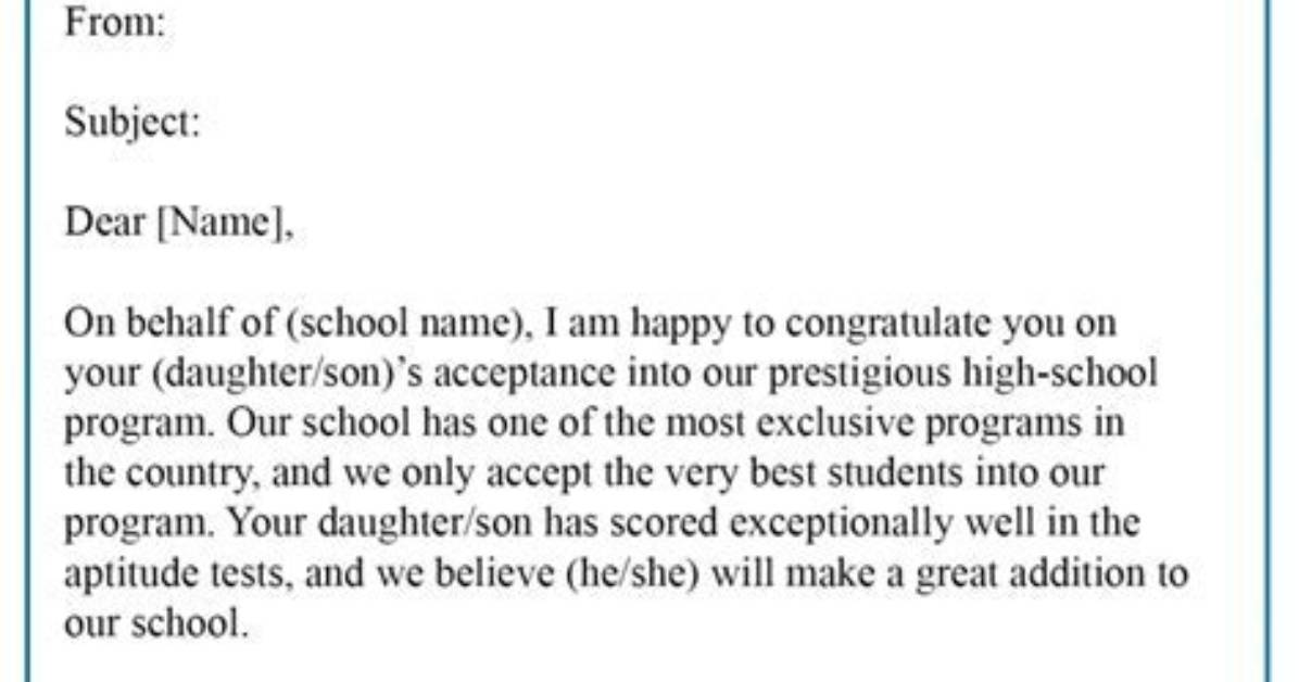When Does Radford Send Acceptance Letters?