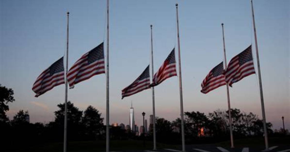When Flags at Half Mast?