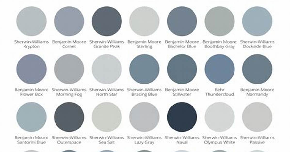 When Gray Paint Looks Blue?