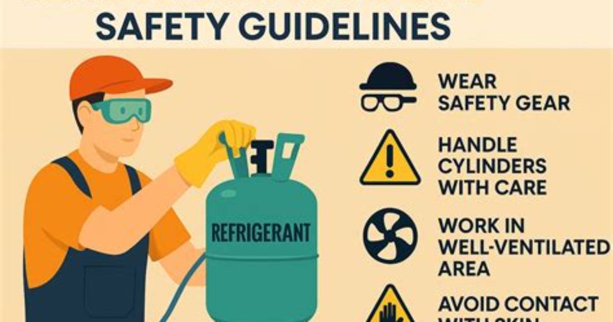 When Handling Refrigerants Technicians Should?