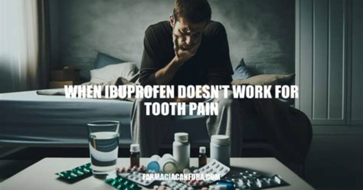 When Ibuprofen Doesn't Work for Pain?