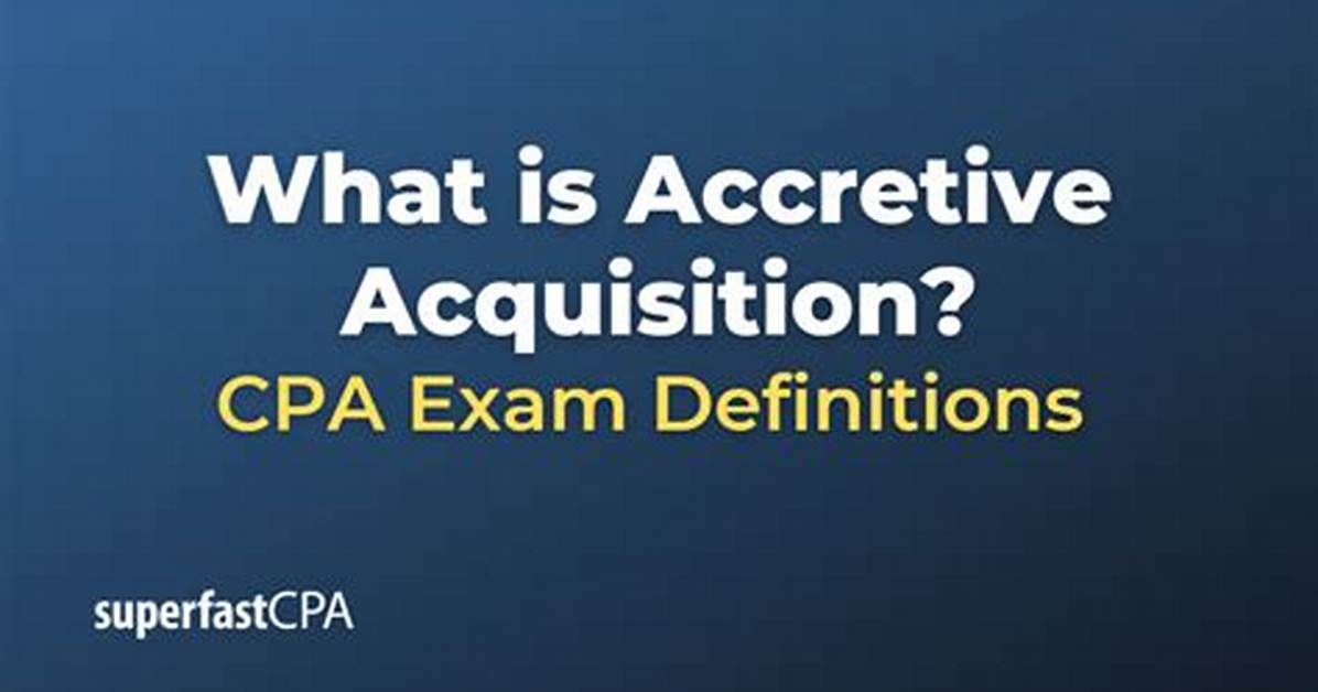 When Is an Acquisition Accretive?