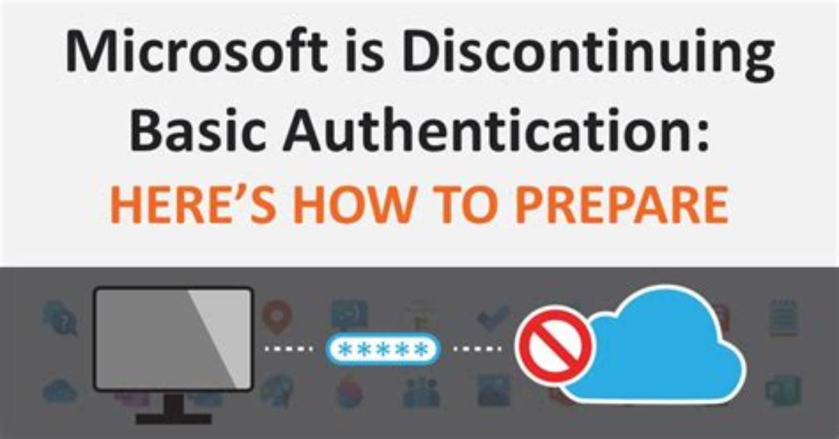 When Is Microsoft Disabling Basic Authentication?
