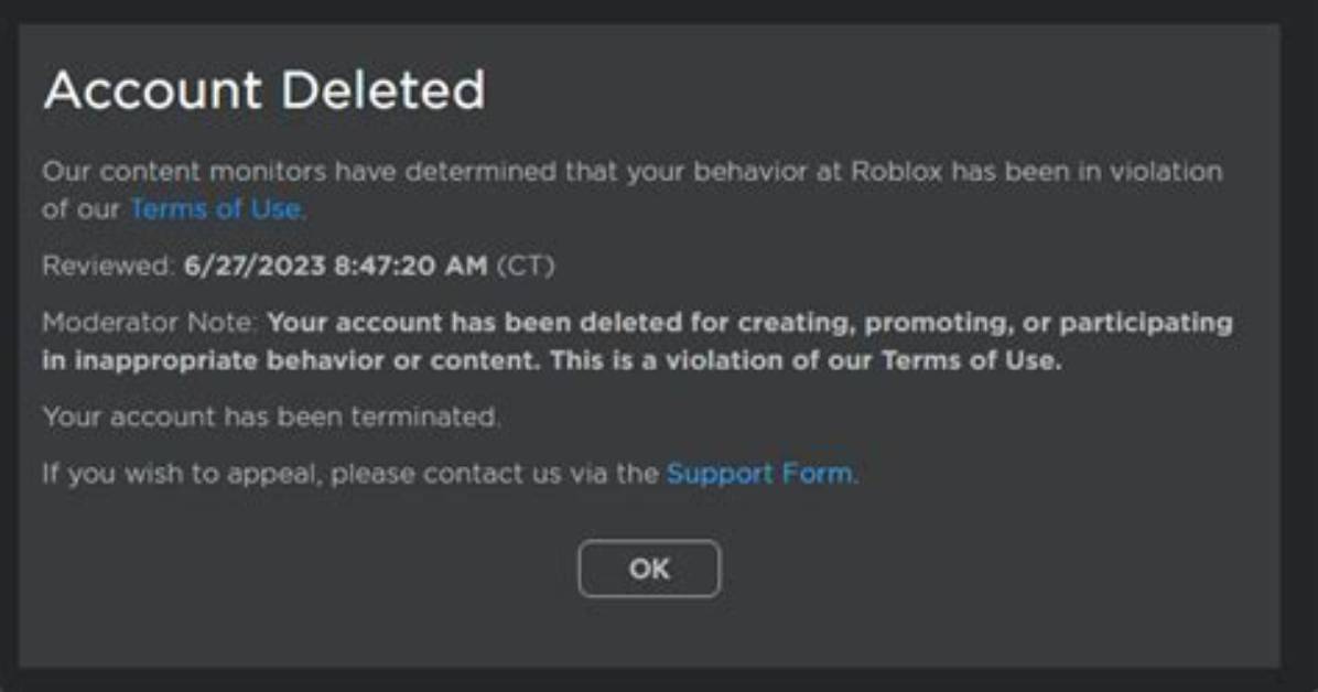 When Is Roblox Getting Deleted 2021