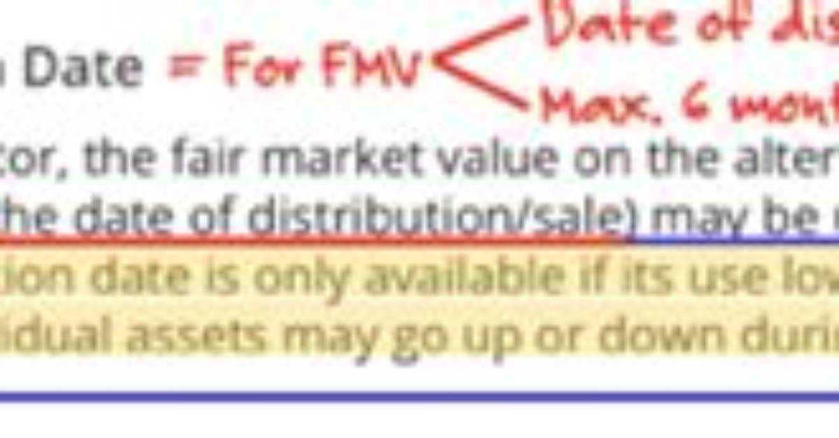 When Is the Alternate Valuation Date?