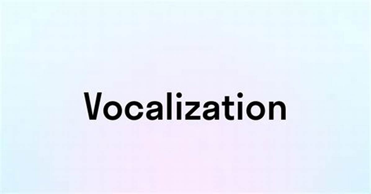 When Is Vocalization Eliminated?