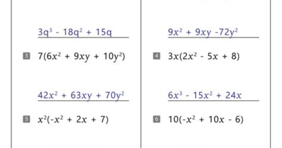 When Multiplying Monomials and Polynomials?