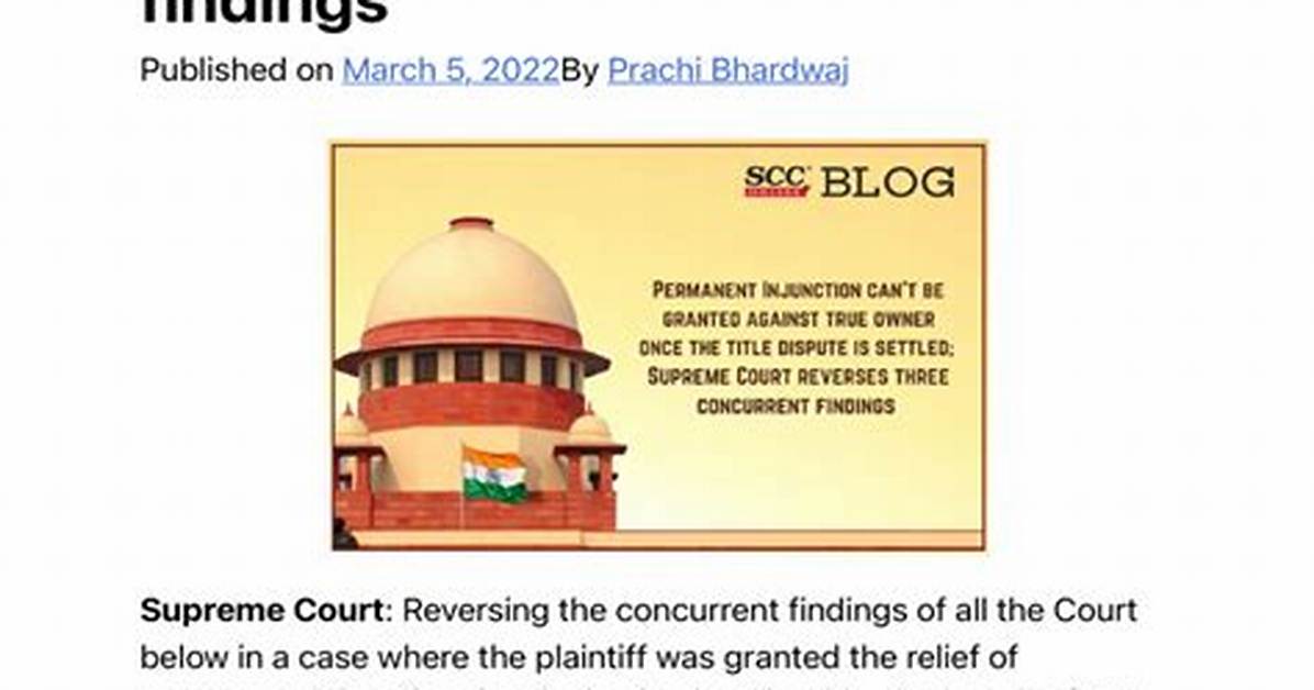 When Permanent Injunction Can Be Granted?