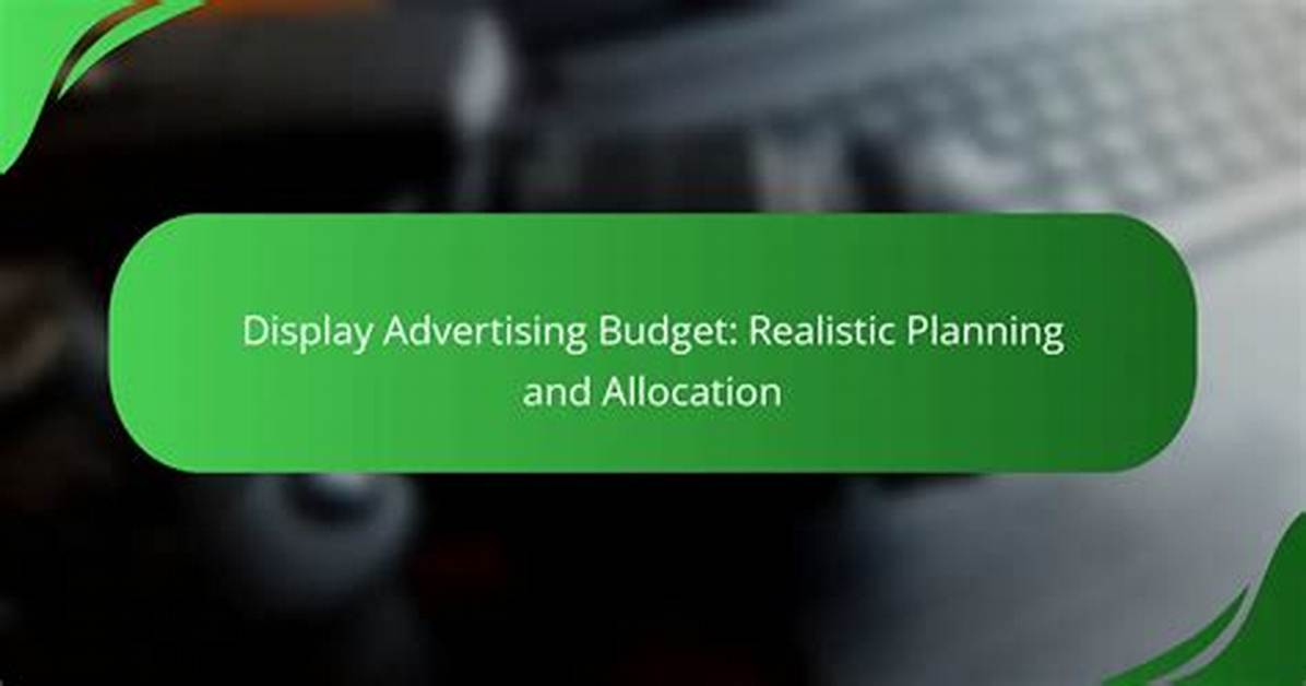 When Planning Your Display Advertising?