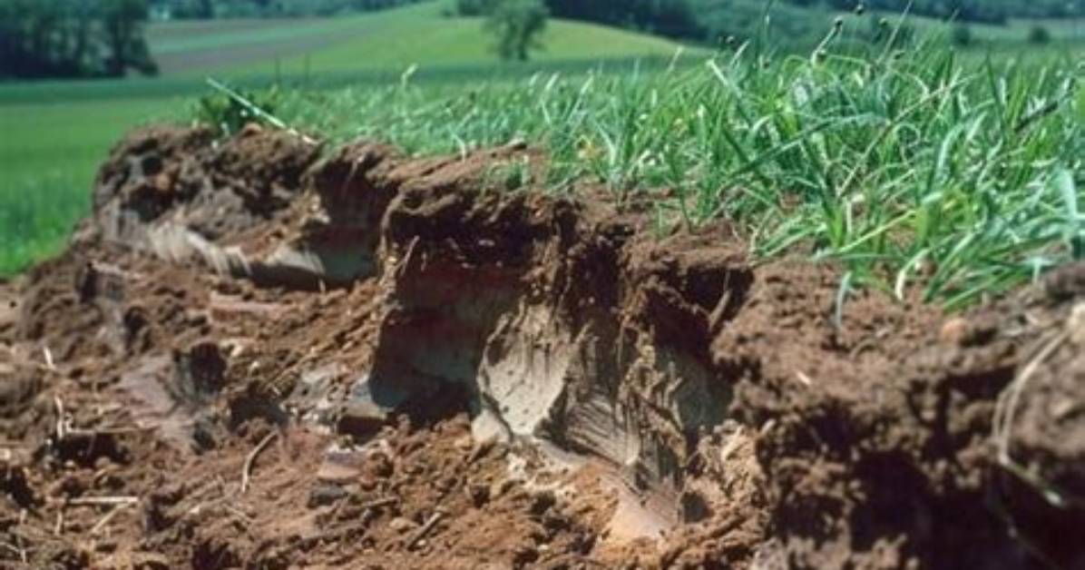 When Soil Is Eroded from Farmland?